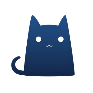 蓝色猫形 Clash Verge 标识